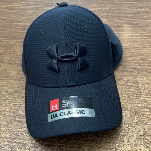 Two under armor fitted hats. Both M/L and NWT: - Picture 6 of 7